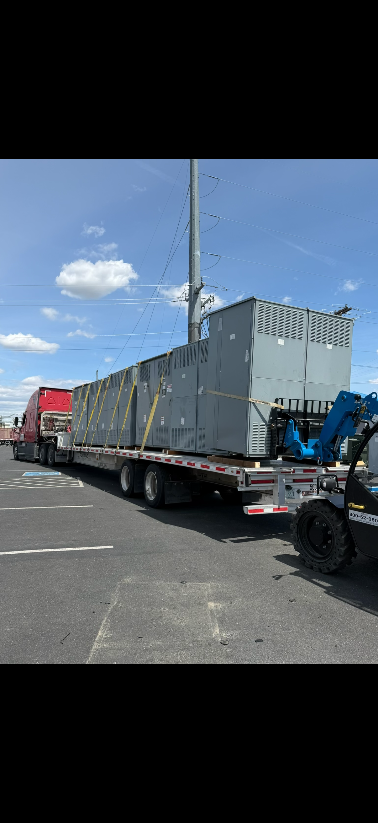 Owner-supplied industrial electrical equipment associated with Electrical Contractors